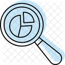 Pie Chart Search Icon