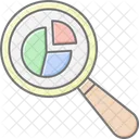 Pie Chart Search Icon