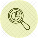 Pie Chart Search Icon