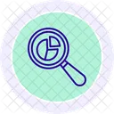 Pie Chart Search Icon