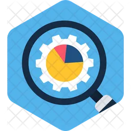 Search pie chart  Icon