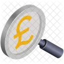 Search Pound  Icon
