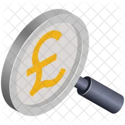 Search Pound  Icon