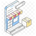 Online Digital Store Icon