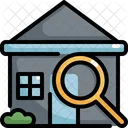 House Magnifying Glass Icon