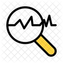 Search Pulses Magnifier Symbol