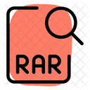 Search Rar File Search File Search Document Icon
