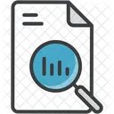 Search Report Search Data Report Analysis Icon