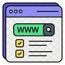 Search Result Website Technology Icon