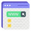 Search Result Website Technology Icon