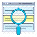 Online Search Results Search Engine Search Results Icon