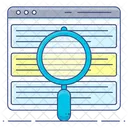 Online Search Results Search Engine Search Results Icon