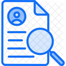 Search resume  Icon