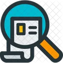 Search, Resume  Icon