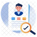 Search Resume  Icon