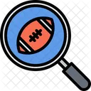 Search Rugby Ball Find Rugby Ball Search Icon
