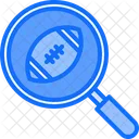 Search Rugby Ball  Icon