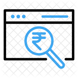 Search Rupee  Icon