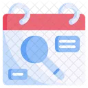 Search Schedule Search Calendar Search Event Icon