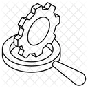 Search Setting Find Setting Look Setting Icon