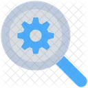 Settings Magnifier Search Icon