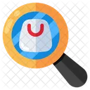 Search Shopping Tote Jute Icon