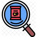Search Magnifier Chips Icon