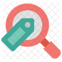 Search Tag Search Label Magnifying Icon