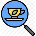 Magnifier Tea Cup Search Icon