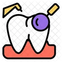 Search Tooth Find Tooth Tooth Analysis Icon