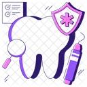 Search Tooth Find Tooth Tooth Analysis Icon