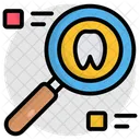 Search Tooth Find Tooth Tooth Analysis Icon