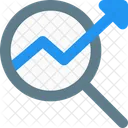 Search Up Chart Search Analytics Analytics Icon