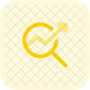Search Up Chart Search Analytics Analytics Icon