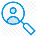 User Profile Magnifier Icon