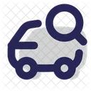 Search Van Van Track Tracking Icon