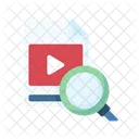 Search Video File  Symbol