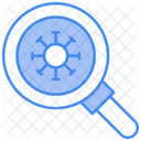Search Virus Scan Bacteria Icon