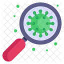 Microorganisms Search Virus Virus Analysis Icon