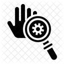 Virus Bacteria Hand Icon