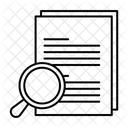 Search Warrant Search Look Icon