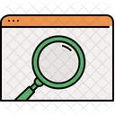 Search Window Webpage Icon