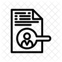 Search with document  Icon