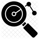 Search With Statistic Icon  Icon