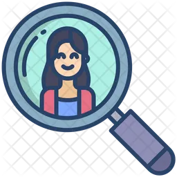 Search Woman  Icon