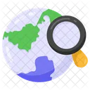 Search World Global Search Worldwide Research Icon