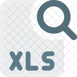 Search Xls File  Icon