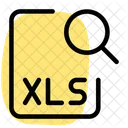 Search Xls File Search File Search Document Icon