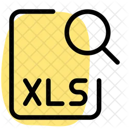 Search Xls File  Icon