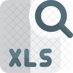 Search Xls File  Icon